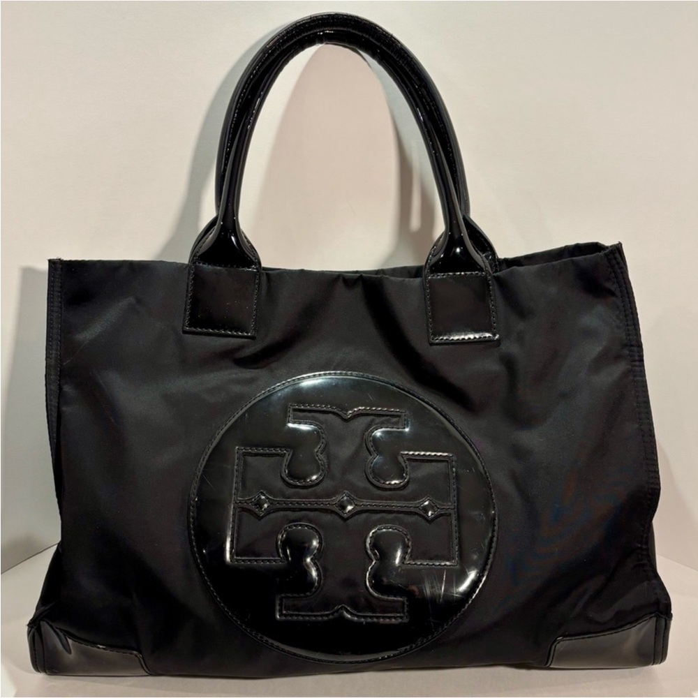 Tory Burch Nylon Ella Large Tote with COA